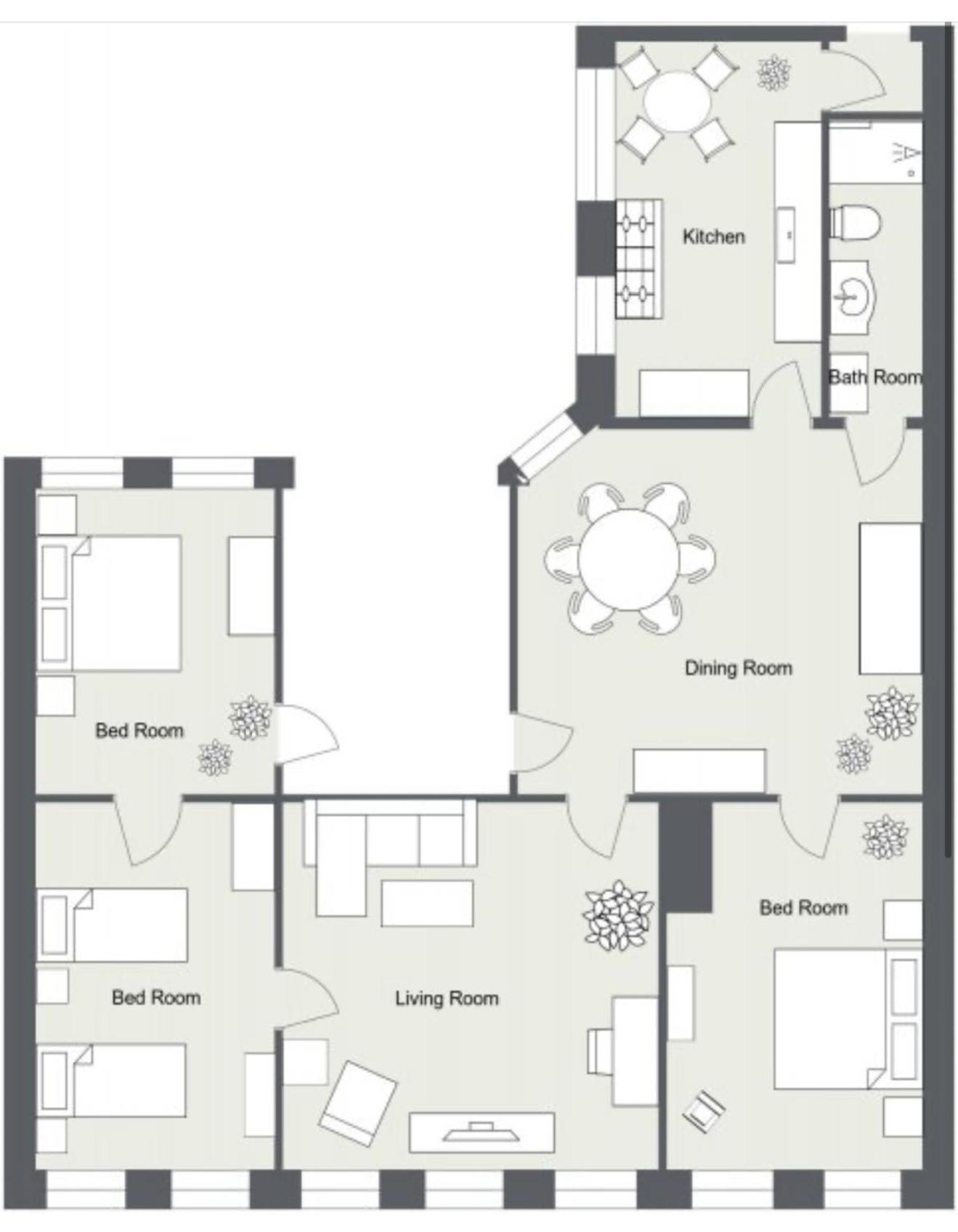 The Square - Carolinas Apartments København Ngoại thất bức ảnh